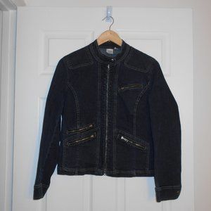 City DKNY jean denim jacket size 10 ​